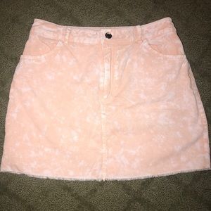 Pink corduroy skirt!!